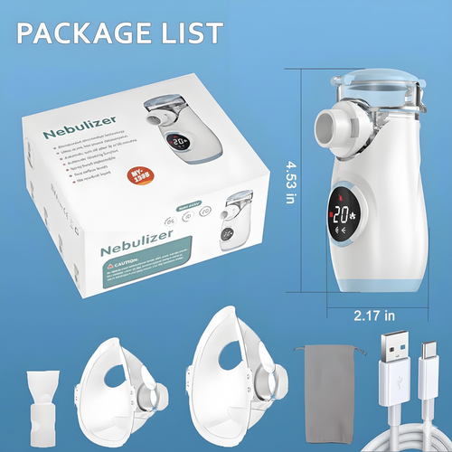 Portable Mesh Handheld Nebulizer for Adults Kids