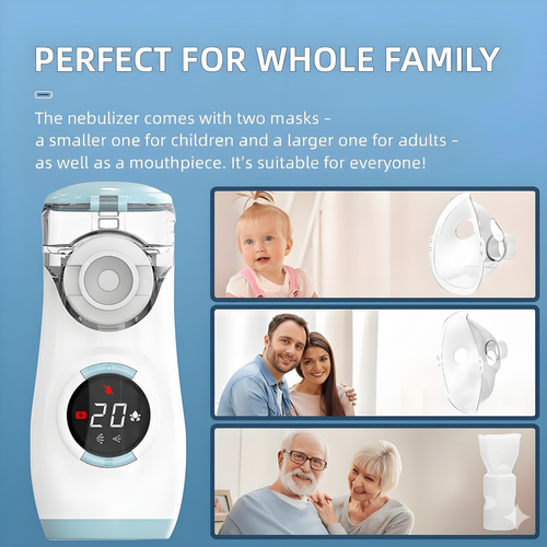 Portable Mesh Handheld Nebulizer for Adults Kids